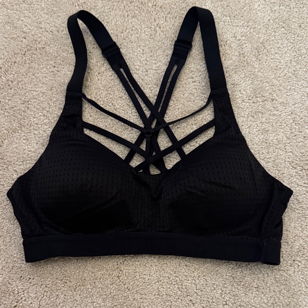Women's Black Strappy Bra